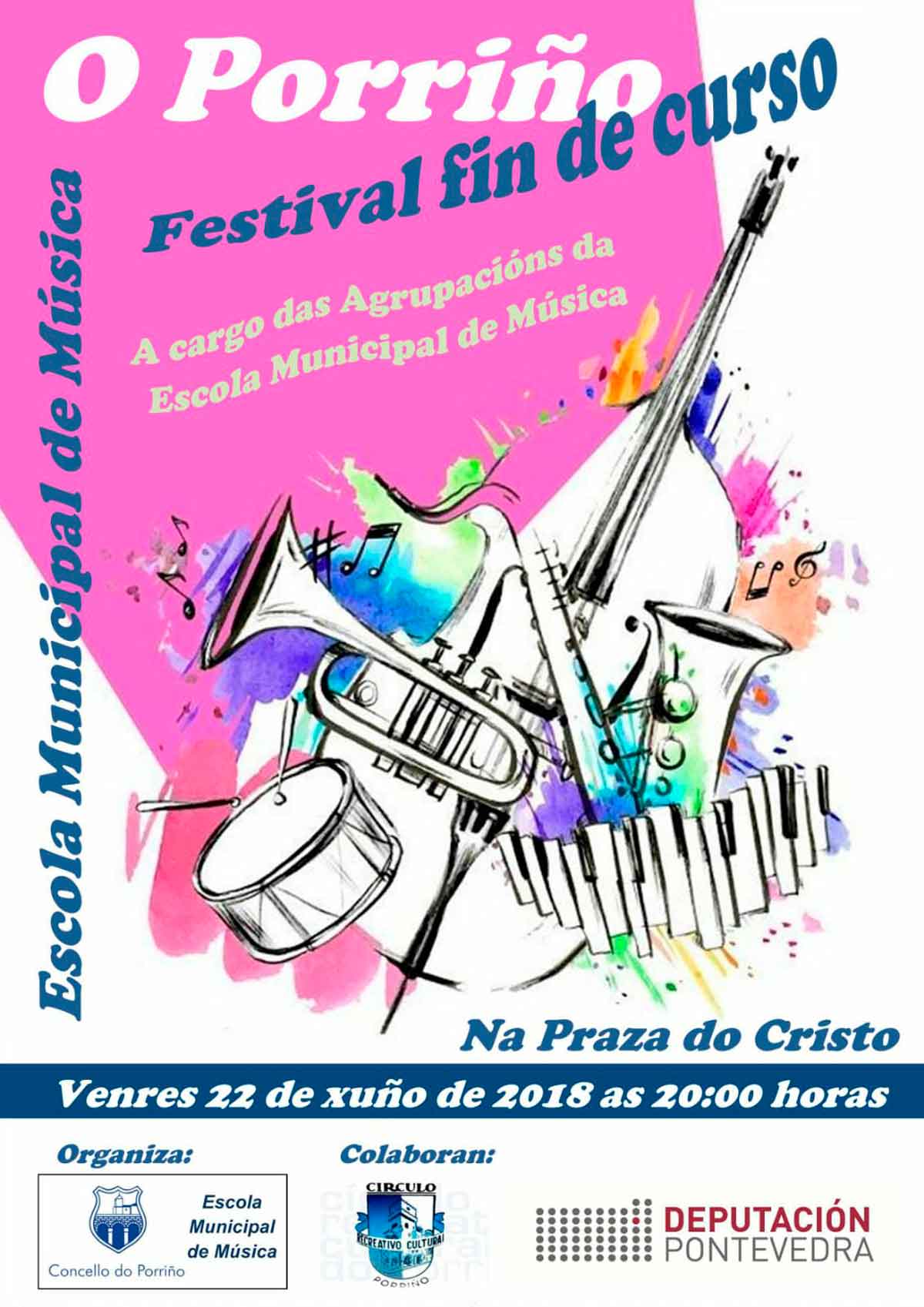 Festival Fin de Curso. Escola Municipal de Música do Porriño