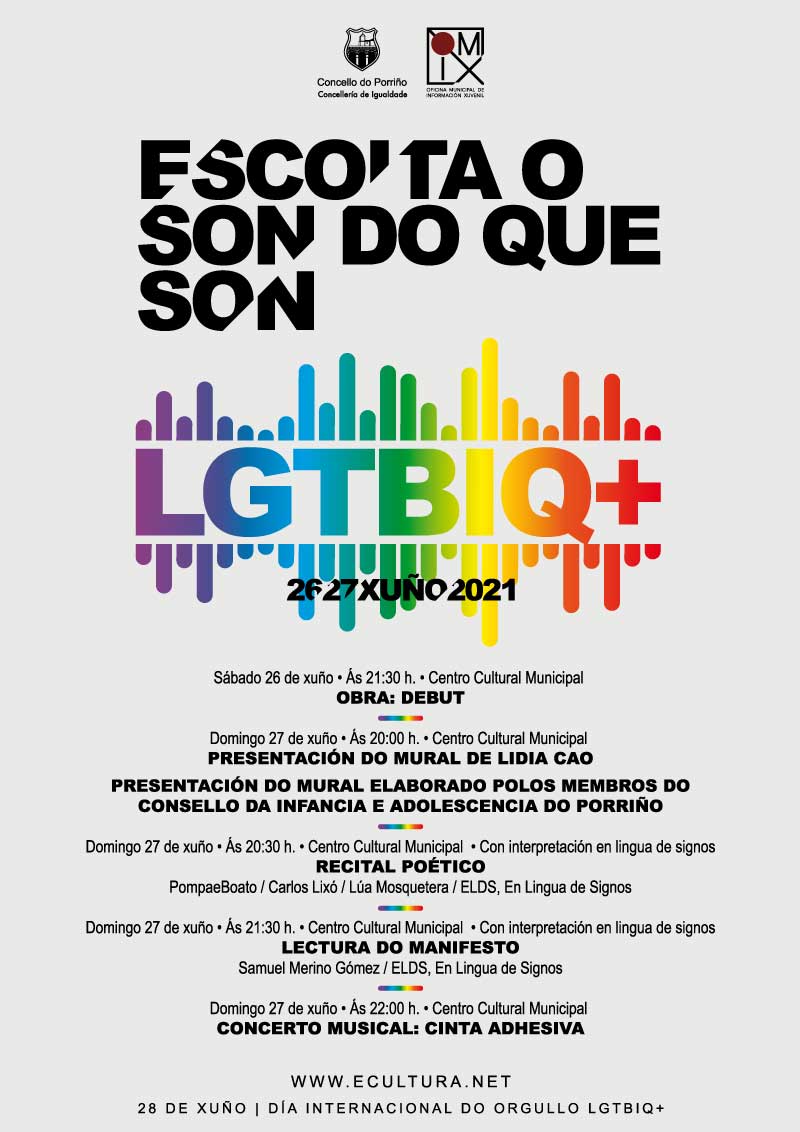 Celebración do Día Internacional do Orgullo LGTBIQ+ 2021