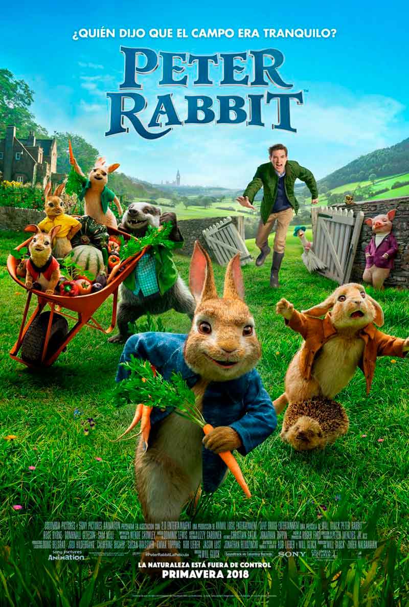 Cinema infantil na rúa: Peter Rabbit