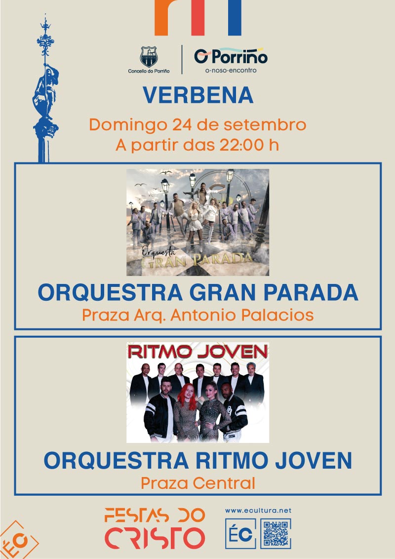 Verbena: orquestra Gran Parada e orquestra Ritmo Joven