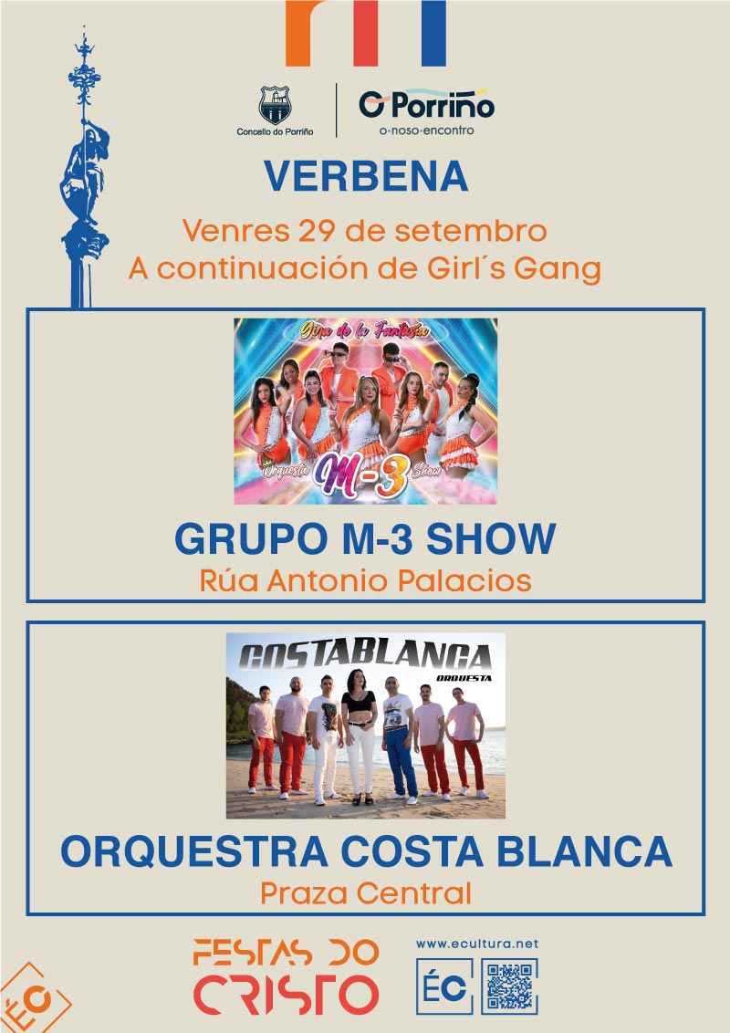 Verbena: grupo M-3 Show e orquestra Costa Blanca