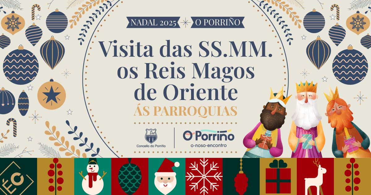 Visita das Súas Maxestades os Reis Magos de Oriente ás parroquias